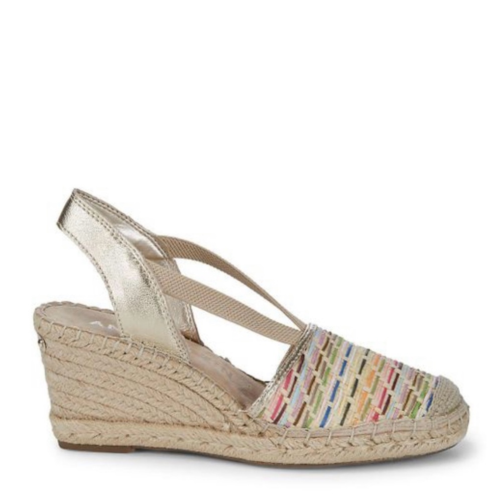 Anne Klein Size 11 Abbey Wedge Slip-on Espadrilles